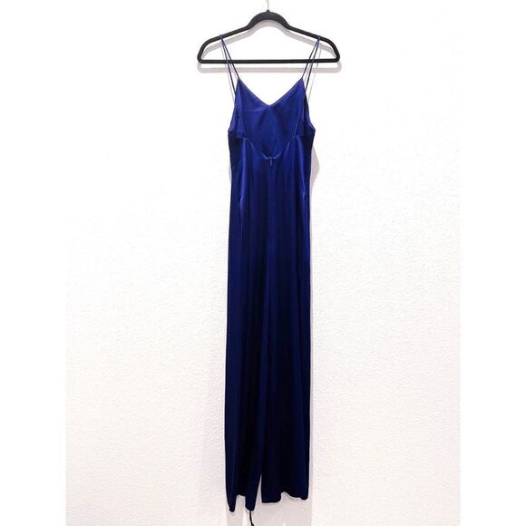 Rosetta Getty Camisole Wide Leg Jumpsuit Blue  Size 0 - Picture 10 of 13